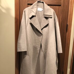 Mijeong Park Wool-blend Handmade Coat Taupe